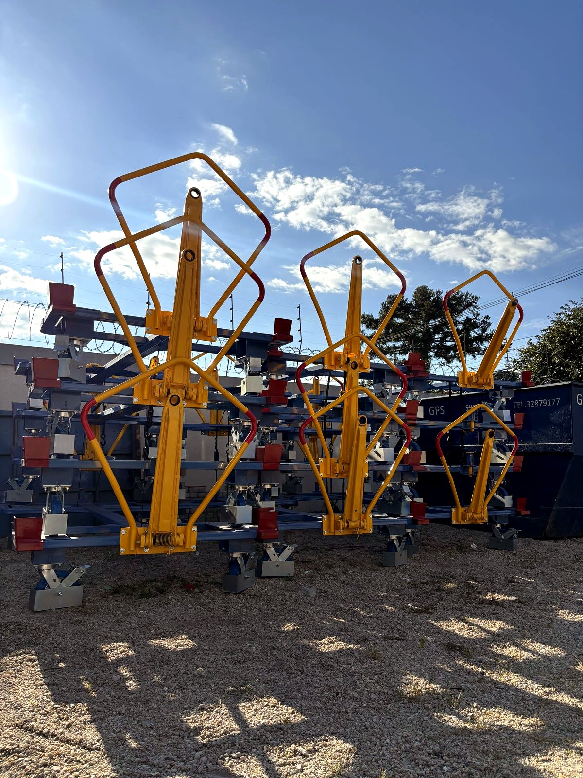 Pórticos articulados fabricados pela Prog Run