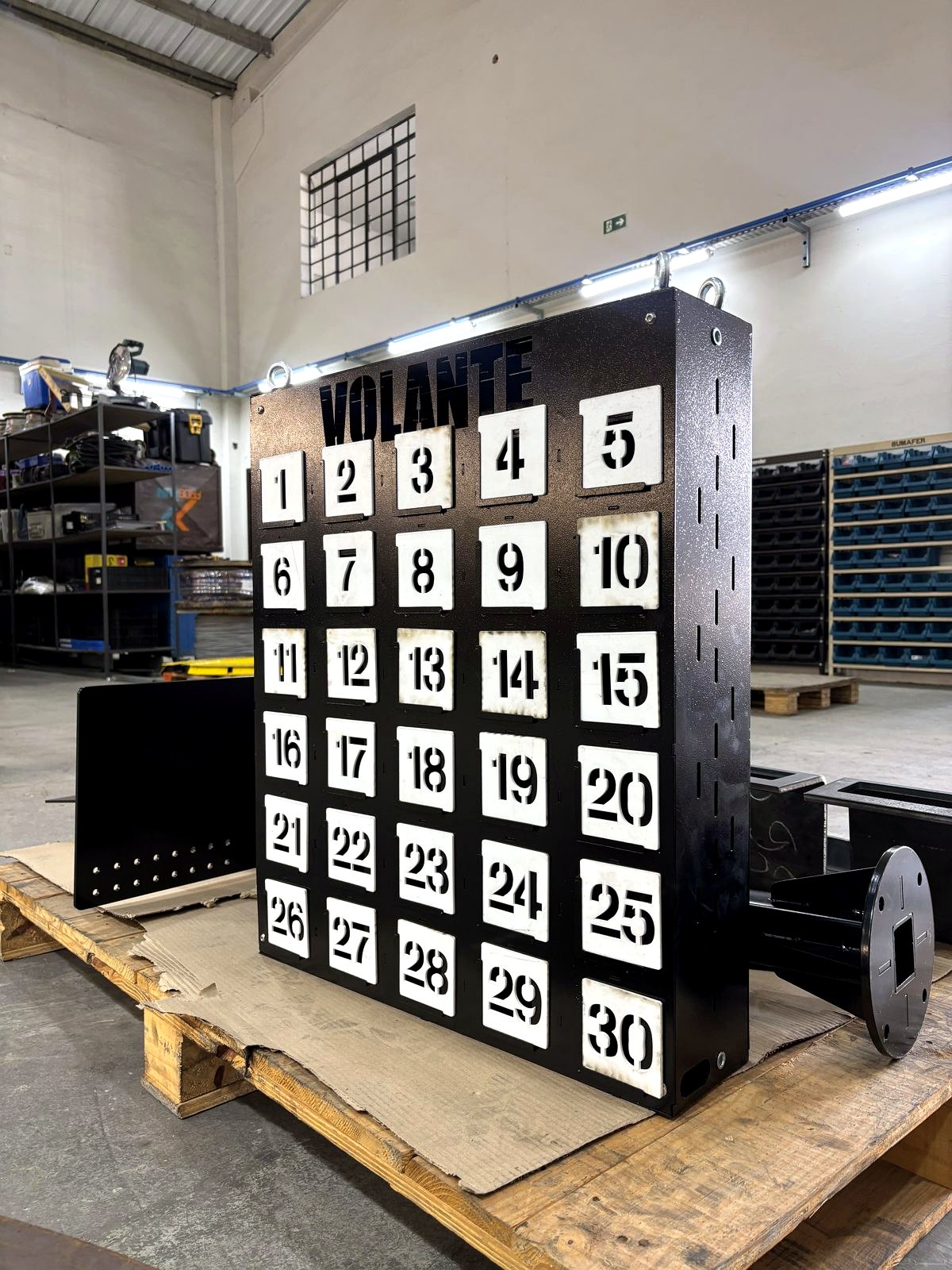 Rack numerado para volantes